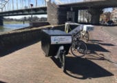 Nieuwe logistieke probeeracties: vrachtfiets, fietskoerier en e-bestelauto
