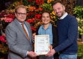 Taart voor duurzame bloembinderij De Eeuwige Lente