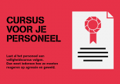 Dag 5 (vrijdag 11 oktober) – Cursus voor je personeel