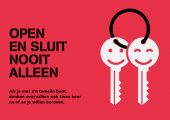 Dag 1 (maandag 7 oktober) – Open en sluit nooit alleen